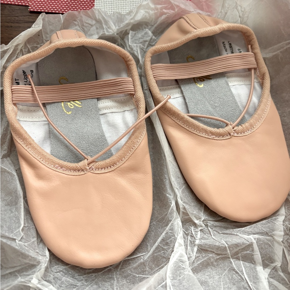 Stelle Ballet Shoes NWT Pink 8MT Kids Child Little Girl Whimsical